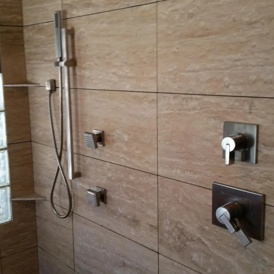 Shower fixture installation for Water Heater Replacement in Royalton